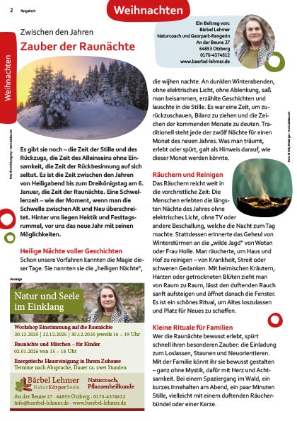 Zauber der Raunächte