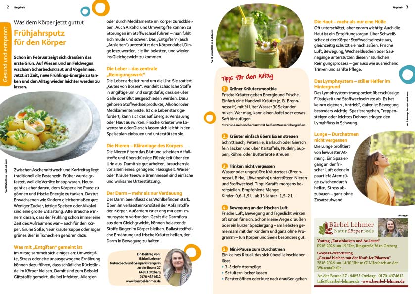 Frühjahrsputz für den Körper